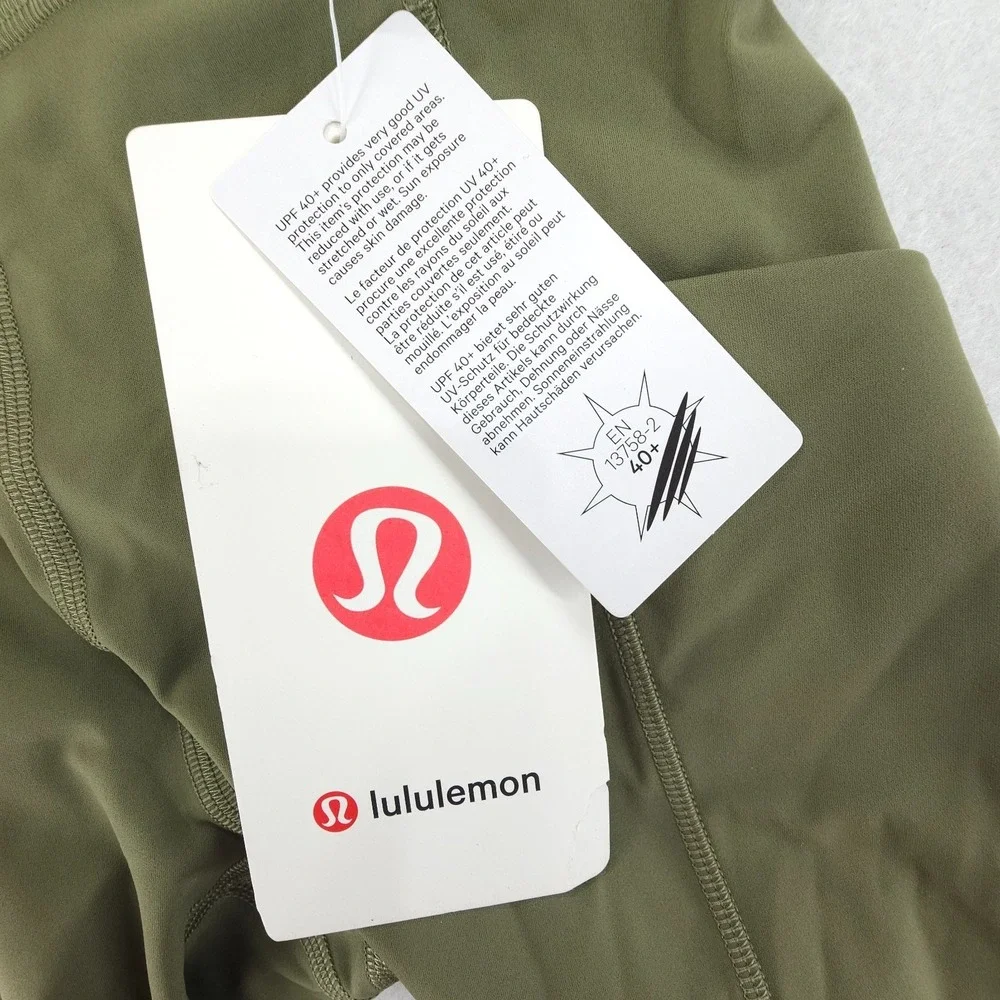 Lululemon Shorts Womens 2 Bay Leaf Fast and Free HR 8 Inch Light NWT Running